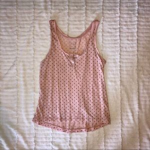 AE Pink Polka Dot Tank
